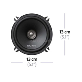 Sony Dual Cone Speaker 210w Peak 30W CEA Woofer For Punchy Bass XS-FB131E