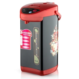 RAF Electric Water Kettle 800W 6.8L Large Capacity, BPA Free, LED Lamp, 360° Swivel Base, High Quality Stainless Steel R.7904