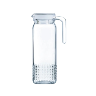 Luminarc Dona Embossment Twinkle Glass Jug 1L Transparent Q0435