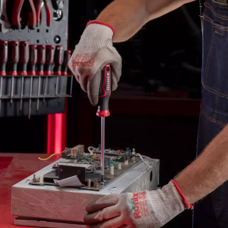 Ronix Plastic Handle Phillips Screwdriver 3X100Mm-2Color Rh-2841 2 Ronix Plastic Handle Phillips Screwdriver 3X100Mm-2Color Rh-2841