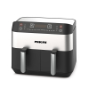 Nikai Airfryer 4lx2 Digital Double Decker 2460w NAF282dX Detachable Frying Control Basket Digital Screen With Separate Temperature Settings