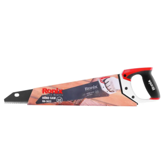 RONIX Hand Saws | Sharp Tooth Technology, Ergonomic TPR Handle, Induction-Hardened Teeth | Ideal for Wood & Plastic Cutting | Rust-Resistant Coating | Professional-Grade Durability & Precision 20" RH-3622