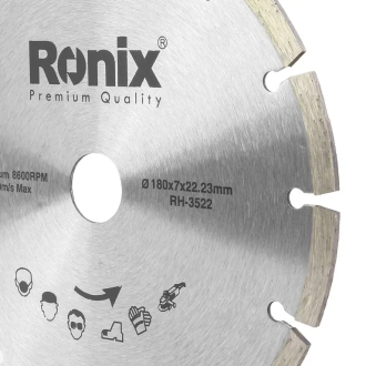 Ronix Angle grinder, Tile cutters Granite Cutting Disc 180x22.2x10 mm RH-3526