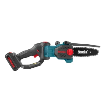 Ronix Cordless Chain Saw for wood cutting portable high cutting efficiency chain saw 22v 4A 8600