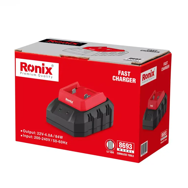 Ronix Wireless Fast Portable Battery Charger Plate, 20V 4.5A 8993 6 Ronix Wireless Fast Portable Battery Charger Plate, 20V 4.5A 8993