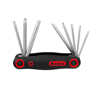 Ronix Folding Torx Key Wrench Set 8 Pcs Handle Tools RH-2021