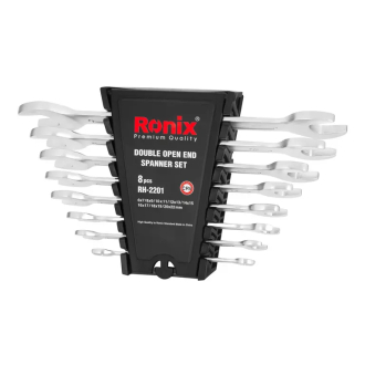 Ronix  Premium Quality Combination Spanner Set, 12Pcs, Cr-V "12pcs combination spanner with bag RH-2102