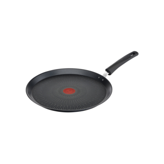 Tefal Unlimited Pancake Pan 25cm Non Electric G2553802 aluminium material heat indicator thermo signal titanium coating made in france