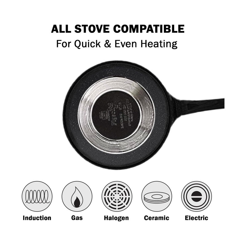 Pigeon Tawa 27Cm Nonstick Flat 280 Wondercast Sap 729 - 3 Layer Anti Peeling Food Safe Nonstick Coating Extra Thick Layer 6 Pigeon Tawa 27Cm Nonstick Flat 280 Wondercast Sap 729 - 3 Layer Anti Peeling Food Safe Nonstick Coating Extra Thick Layer