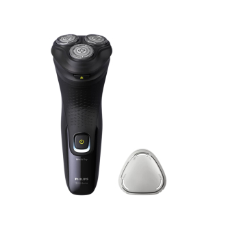 Philips Wet & Dry Electric Shaver 3000X Series with ComfortCut Blades, 3D Floating Heads, Anti-Corrosion Shaving System X3021