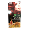 Vatika Oil Fusion Color Kit With Nourishing Hibiscus Oil, Hair Dye With Hibiscus, Pomegranat Garlic, 100% Grey Coverage, Intense Red 6.6 - Set of 3 Pcs