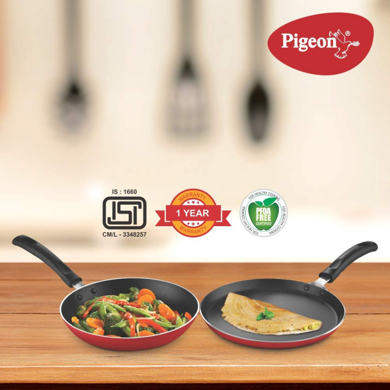 Pigeon Non Stick Frypan 22Cm Aluminium Scratch Resistant Italian Technology 12083 5 Pigeon Non Stick Frypan 22Cm Aluminium Scratch Resistant Italian Technology 12083
