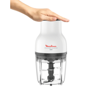 Moulinex Moulinette Essential Chopper 300W, 400ml Bowl with 4 Blades for Effortless Mincing, Chopping and Mixing DJ520127