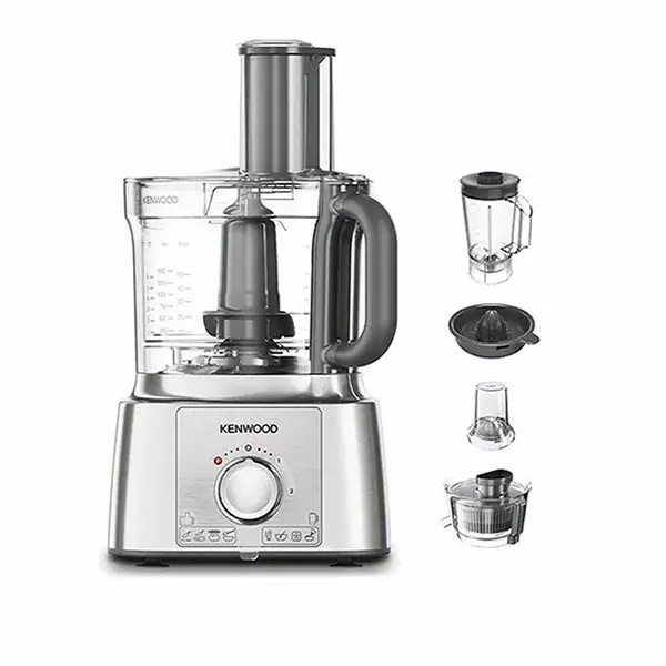 Kenwood Food Processor 1000W Multi-Functional With 3 Stainless Steel Disks, Blender, Grinder Mill, Juicer Extractor, Whisk, Dough Maker, Citrus Juicer Fdp65.750Wh 1 Kenwood Food Processor 1000W Multi-Functional With 3 Stainless Steel Disks, Blender, Grinder Mill, Juicer Extractor, Whisk, Dough Maker, Citrus Juicer Fdp65.750Wh