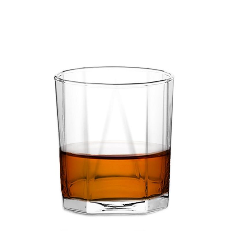 Ocean Glass 6Pcs Pyramid Rock 260Ml 1B02309 2 Ocean Glass 6Pcs Pyramid Rock 260Ml 1B02309