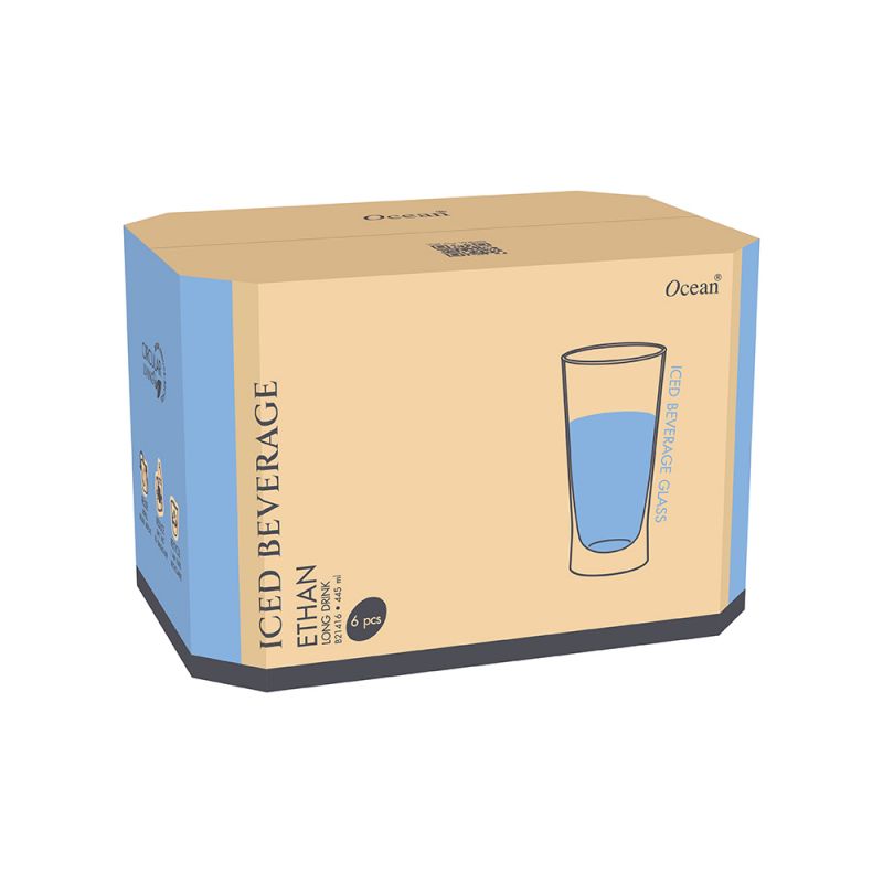 Ocean Glass Ethan Long Drink 445Ml 3B2141606G0004 (Pack Of 6Pcs Set) 4 Ocean Glass Ethan Long Drink 445Ml 3B2141606G0004 (Pack Of 6Pcs Set)