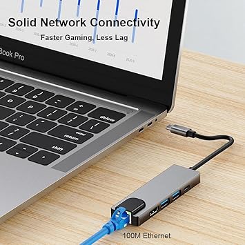 Generic Usb Type C 5 In 1 Usb 3.0 Ports 2, Lan Port 1, Hdmi Port 1, Type C Port 1 Rj45 5 Generic Usb Type C 5 In 1 Usb 3.0 Ports 2, Lan Port 1, Hdmi Port 1, Type C Port 1 Rj45