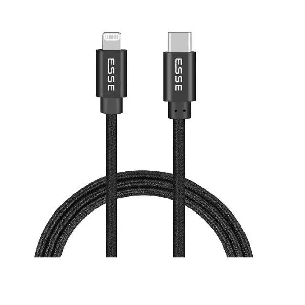 Esse Dyro Type C To Lightening Fast Charging Cable 1M Ecb-Tycl17033 1 Esse Dyro Type C To Lightening Fast Charging Cable 1M Ecb-Tycl17033