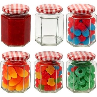 Generic Glass Jar with Draft Lid 380ml – Stylish & Airtight Storage for Kitchen, Pantry or Home 447-380