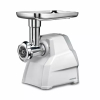 Kenwood Meat Grinder 2100W Meat Mincer with Kibbeh Maker Sausage Maker Biscuit Attachment Feed Tube Pusher 3 Stainless Steel Screens for Fine Medium & Coarse Results MGP40.000WH