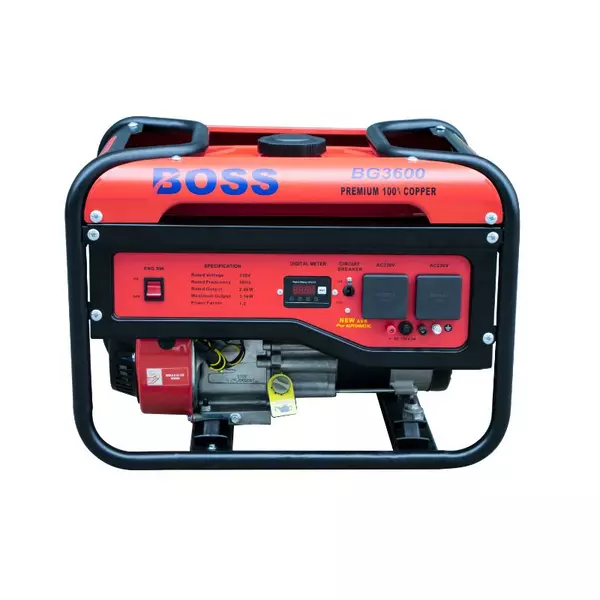 Boss Petrol Generator 3.1 Kw Bg 3600 1 Boss Petrol Generator 3.1 Kw Bg 3600