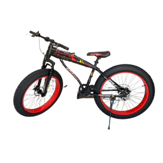 Generic Mountain Bike Fat Tyre Heavy Duty155 x 25 x 78cm Red & Black