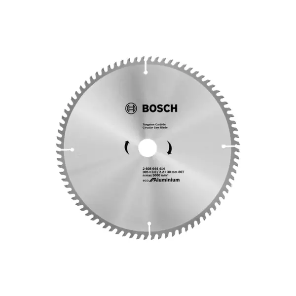Bosch Circular Saw Blade 305 X 30 X 25.4Mm 80T For Aluminum 2608644414
