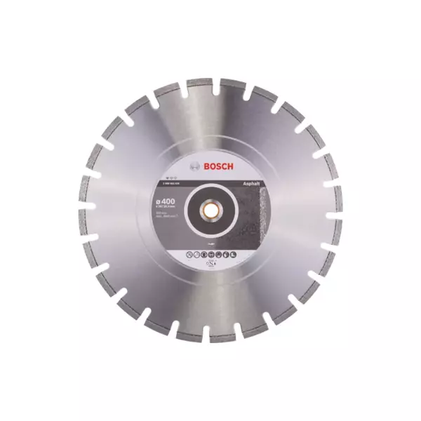 Bosch Diamond Cutting Disc 400 X 3.6 X 10Mm For Asphalt 2608602626