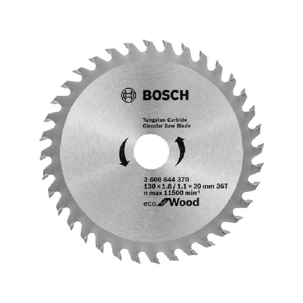 Bosch Eco Line Circular Saw Blade Wood 184Mm 60 Teeth 2608644400