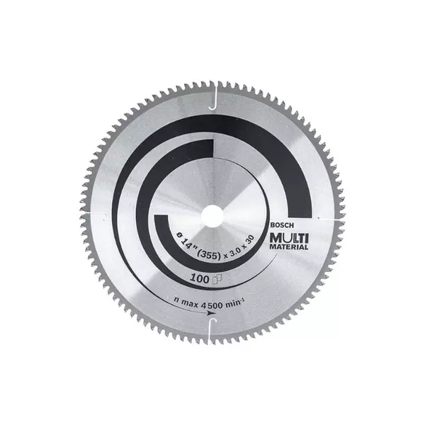 Bosch Multi Material Circular Saw Blade 355 X 30 X 3.2Mm 100T For Mitre Saws 2608642213