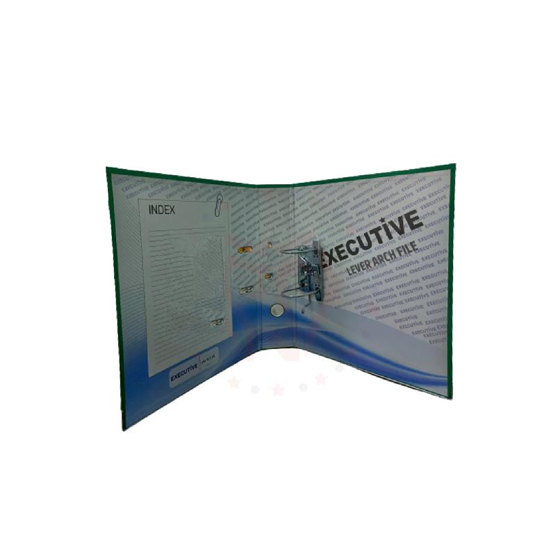 Executive Pvc Box File 3&Quot; Green 15134