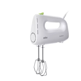 Braun Hand Mixer With Attachments MultiMix 1 450W 4 Speeds + Turbo Automatic Driven HM102AI-HM100WH