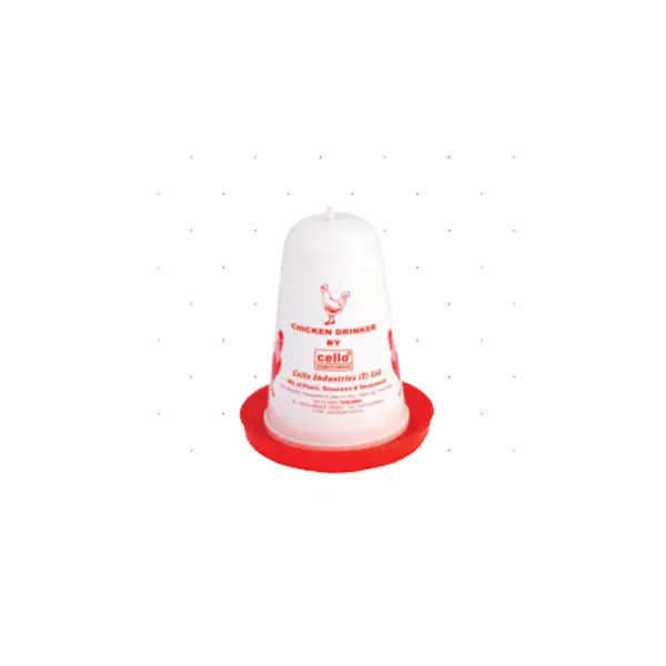 Cello Chicken Drinker Small Multi-Color (Pack Of 3) 1 Cello Chicken Drinker Small Multi-Color (Pack Of 3)