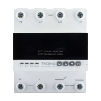 Tronic Automatic Phase Selector – 100A, 3-Phase + Neutral, Digital Control CO APS5-100