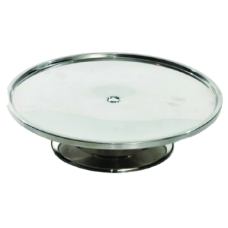 Cake Stand Low Base Stainless Steel DS-I Q