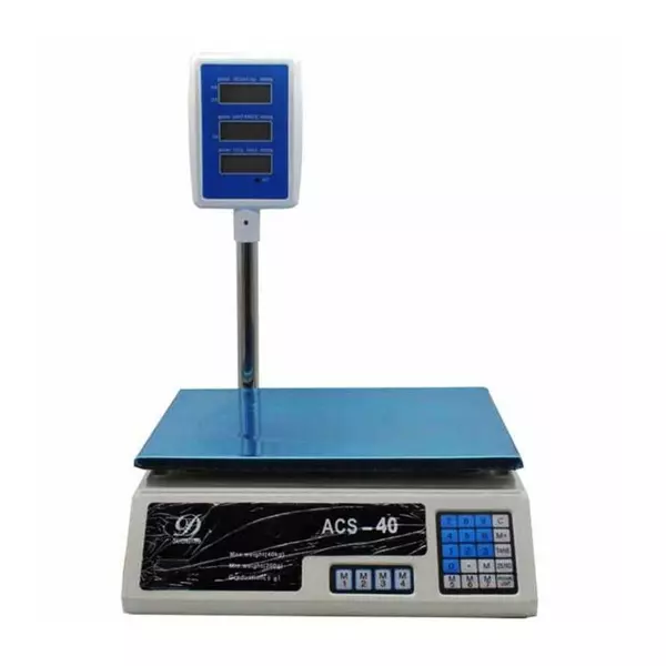 Commercial Electronic Digital Price Computing Platform Scale 200G - 40Kg Acs-40 1 Commercial Electronic Digital Price Computing Platform Scale 200G - 40Kg Acs-40