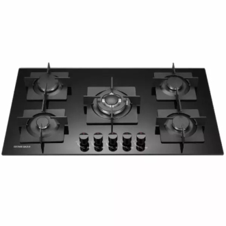 Homebase Table Top Cooker 5 Gas Burners Glass Top HB-90-B9