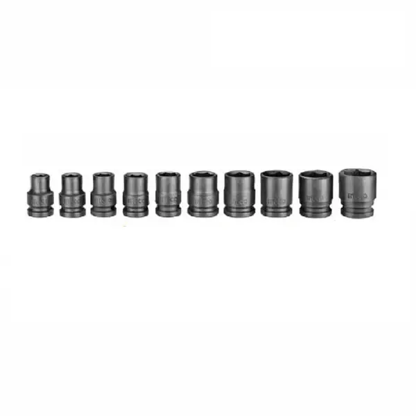 Ingco Impact Socket Set 1/2&Quot; Dr Pack Of 10 Hkissd12101 1 Ingco Impact Socket Set 1/2&Quot; Dr Pack Of 10 Hkissd12101