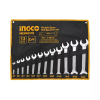 Ingco Double Open End Spanner Set Pack of 12 HKSPA2142