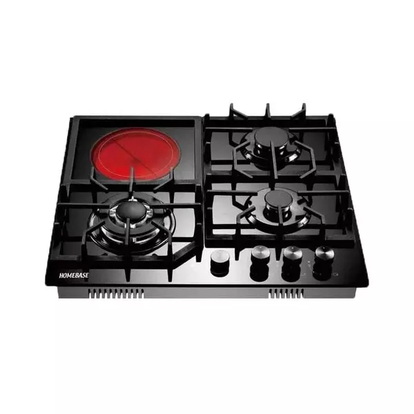 Homebase Table Top Burner 3 Gas &Amp; 1 Electric Plate Ceramic Hob 4818D4 1 Homebase Table Top Burner 3 Gas &Amp; 1 Electric Plate Ceramic Hob 4818D4
