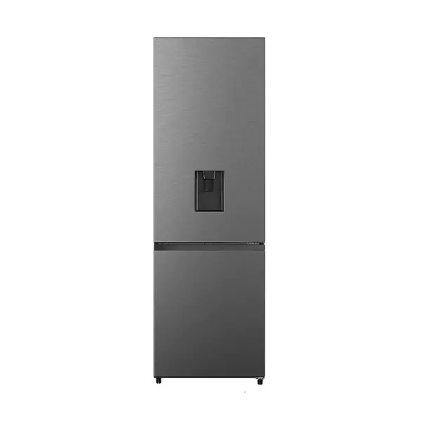 Hisense Refrigerator 347L Bottom Freezer Ultra-Slim Water Dispenser, Frostless Technology, Soft Led Lighting, Low Noise, Titanium Inox H450Bit-Wd 1 Hisense Refrigerator 347L Bottom Freezer Ultra-Slim Water Dispenser, Frostless Technology, Soft Led Lighting, Low Noise, Titanium Inox H450Bit-Wd