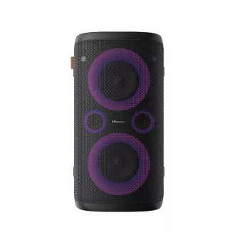 Hisense Ultimate Wireless Portable Speaker 300W, 2.0CH, with Party Lights, 15 Hour Long-Lasting Battery, Bluetooth 5.0, IPX4 Waterproof, DJ and Karaoke Mode Rocker One