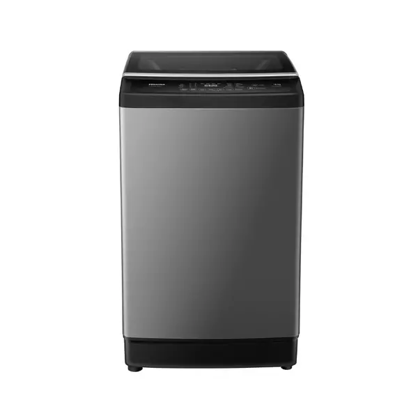 Hisense Washing Machine 14Kg, Top Load Automatic Bubble Clean, Air Dry Function, Soak Function, Double Water Inlets, Child Lock Function Silver Wtja1402Bt