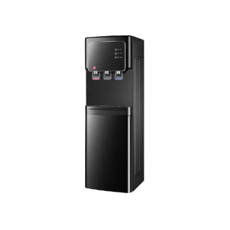Hisense Top Loading Water Dispenser 3.4L with Refrigerator, Cabinet, Hot, Cold & Normal Push Button, Black H96WDTB3S1