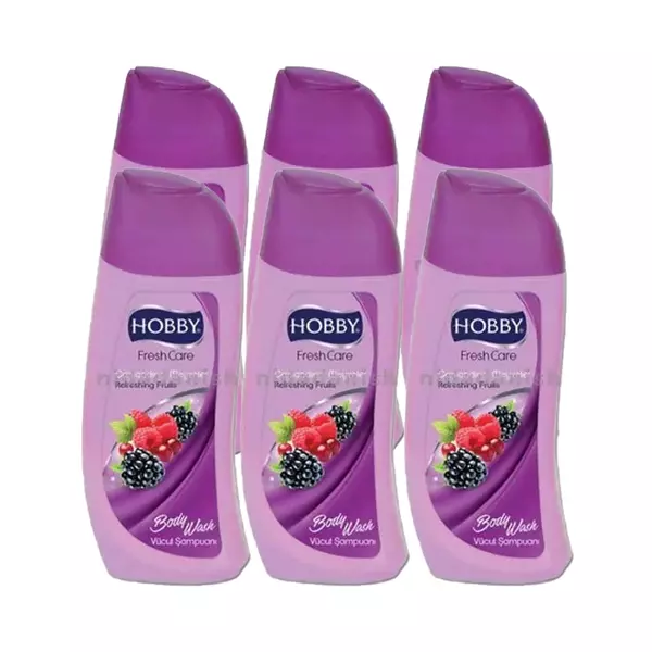 Hobby Body Wash 300Ml Therapy - Refreshing Fruits (Pack Of 6)