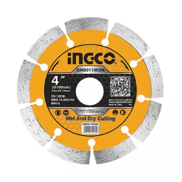 Ingco Dry Diamond Disc 100Mm Pack Of 10 Dmd011002M 1 Ingco Dry Diamond Disc 100Mm Pack Of 10 Dmd011002M