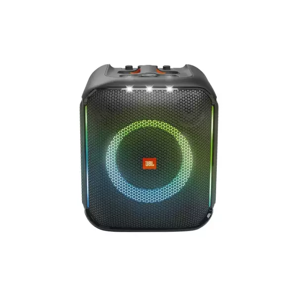 Jbl Wireless Portable Speaker 100W, 10Hr Play Time, 5.1 Bluetooth Streaming, Ipx4 Splashproof, Lightshow, Original Pro Sound, Digital Wireless Mics For Karaoke Party Box Encore 1 Jbl Wireless Portable Speaker 100W, 10Hr Play Time, 5.1 Bluetooth Streaming, Ipx4 Splashproof, Lightshow, Original Pro Sound, Digital Wireless Mics For Karaoke Party Box Encore
