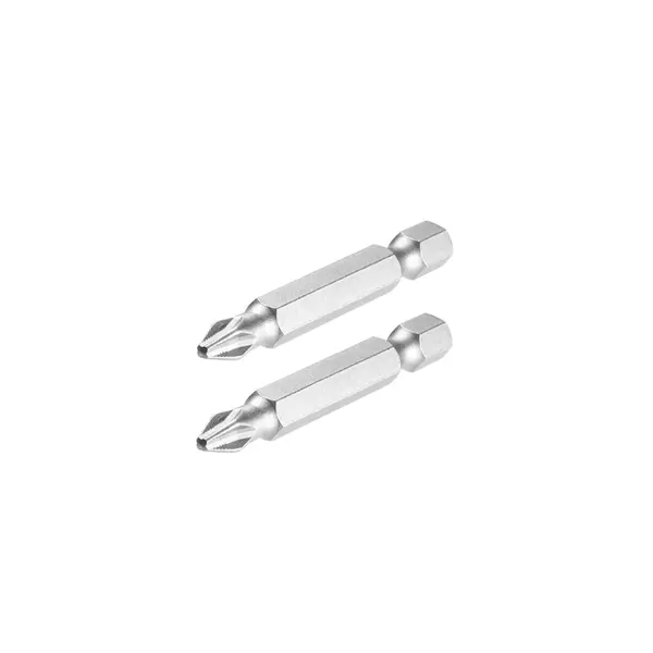 Total Magnetic Tip Screwdriver Bit Ph2 50Mm, S2 Industrial Steel 2Pcs Set Tac16Ph224 1 Total Magnetic Tip Screwdriver Bit Ph2 50Mm, S2 Industrial Steel 2Pcs Set Tac16Ph224