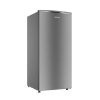 Bruhm Refrigerator 150L Single Door, Top Freezer, Mechanical Temperature Control, Silver BFS-150MD