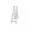 Total Double Sided Folding Ladder Aluminium 2 x 7 Steps, Easily Foldable for Space Saving Storage, Oxidation THLAD01071